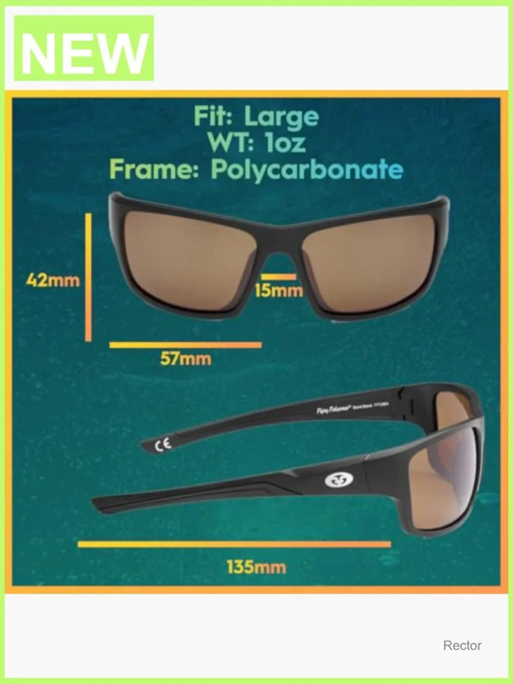 Polarized Sunglasses for Fishing Boating UV Protection Wrap Around Unisex